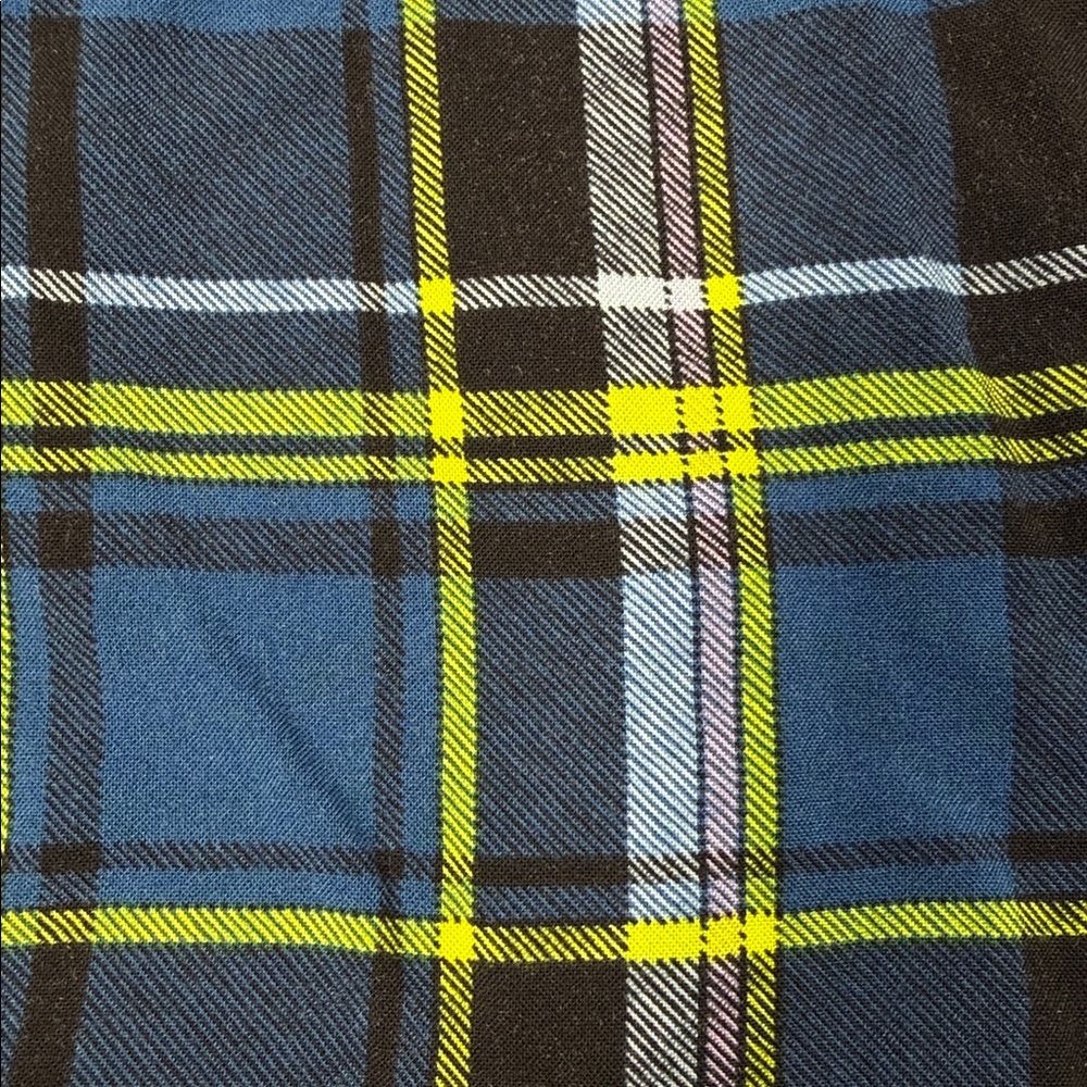 Torrid Blue and Yellow Challis Long Maxi Shirt Style Open Front Kimono Size 2X - Picture 14 of 15
